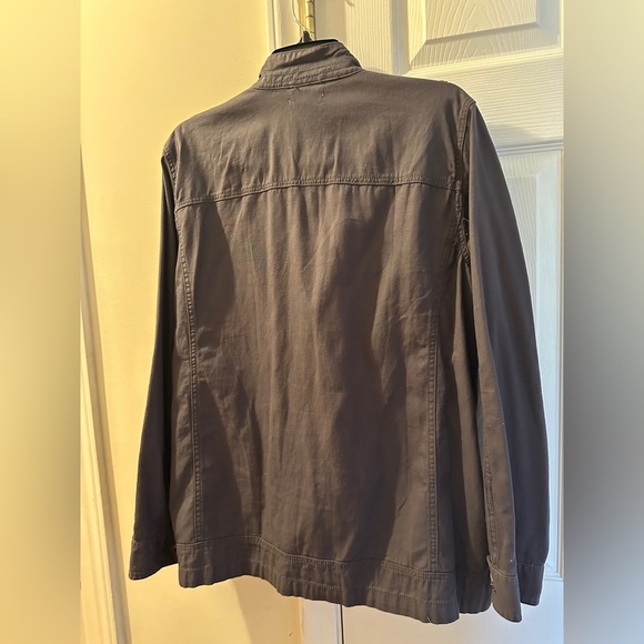 Maurice’s gray cotton zip up jacket like new! - Picture 2 of 5